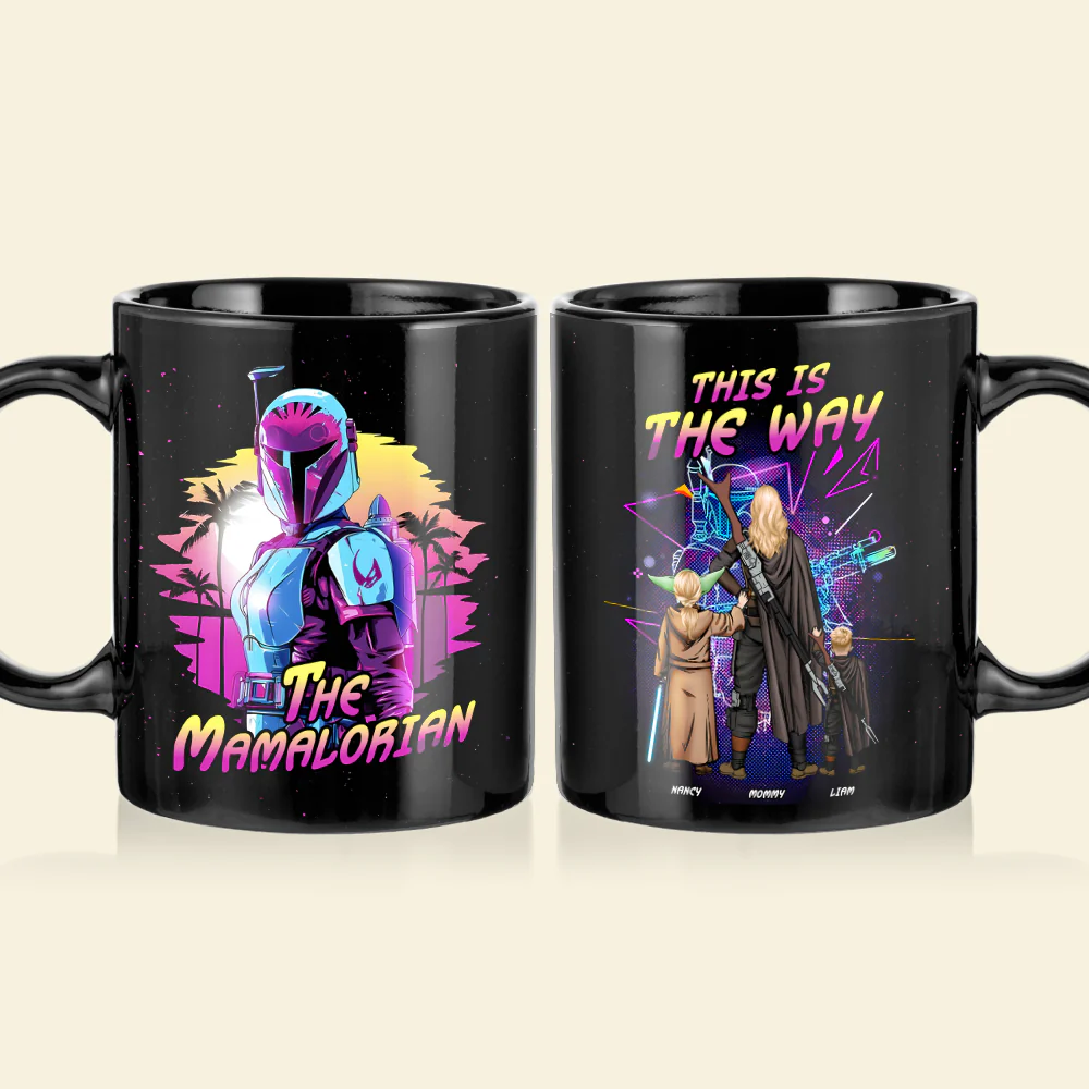The Mamalorian This Is The Way - Personalized Ceramic Mug - Gift For Mom, Grandma | CL08.Ver3 HN02 - Image 6