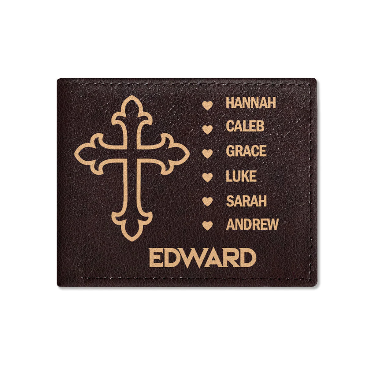 The Only Thing - Personalized Folded Wallet For Men - Image 2