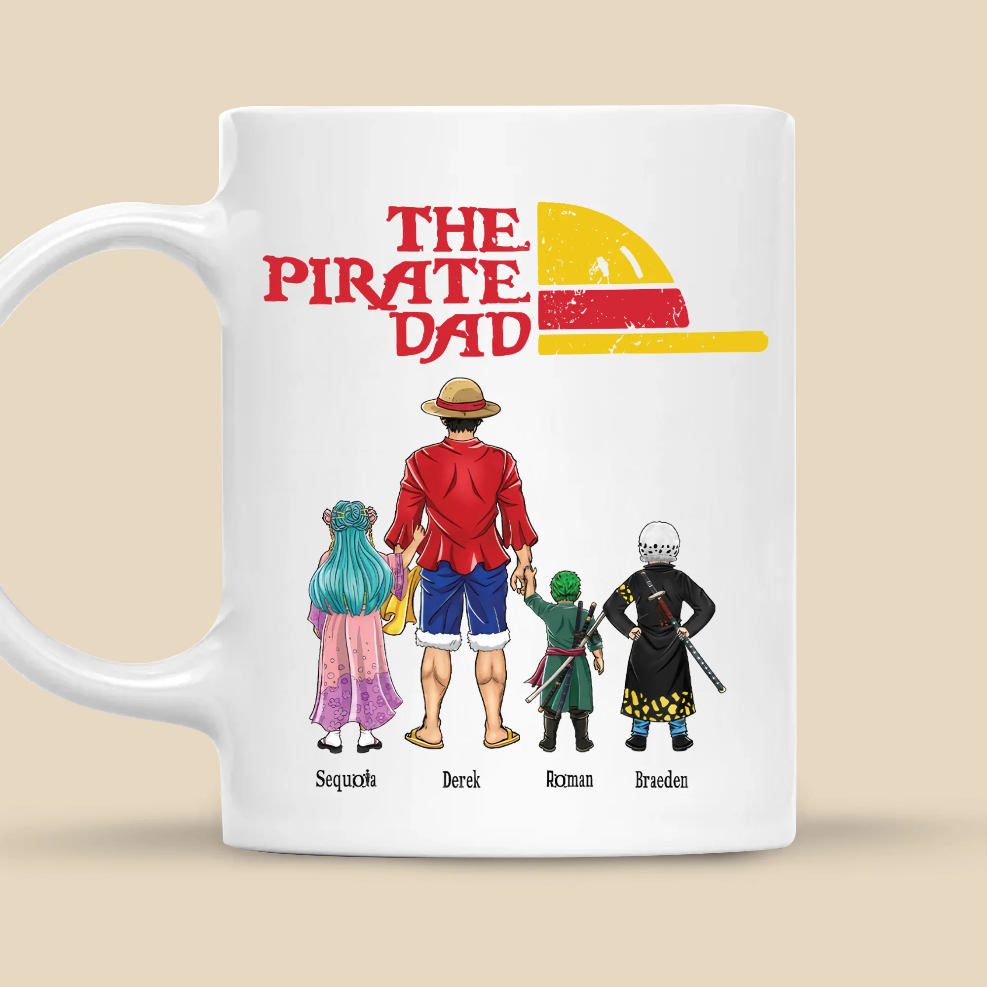 One Piece The Pirate Dad Hat - Gift For Dad - Personalized Ceramic Mug - CL11 NA94 - Image 5