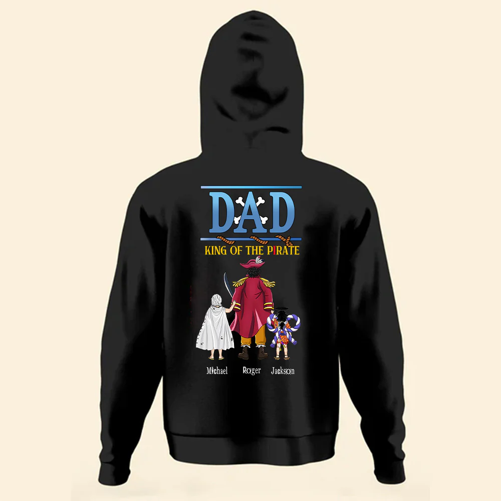 One Piece The Pirate's King Comes Back - Gift For Dad, Husband, Father's Day - Personalized TShirt - Image 3