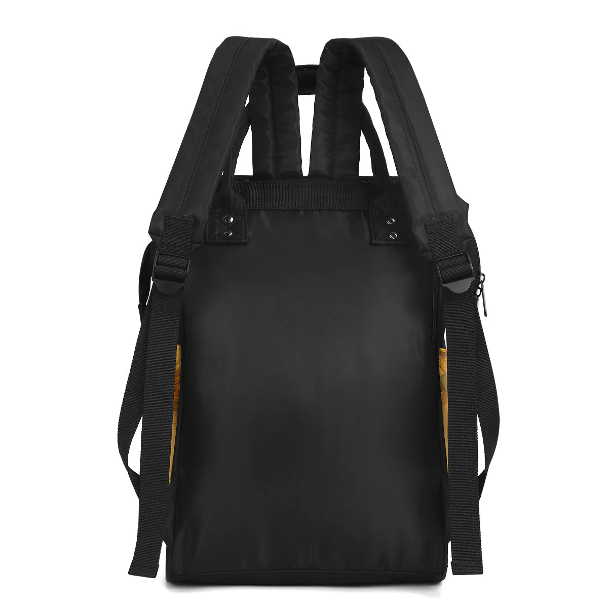 The Sun Doesn’t Ask To Shine - Floral Personalized Duckbilled Backpack - Empowerment Gift For Black Women | HH01 - Image 4