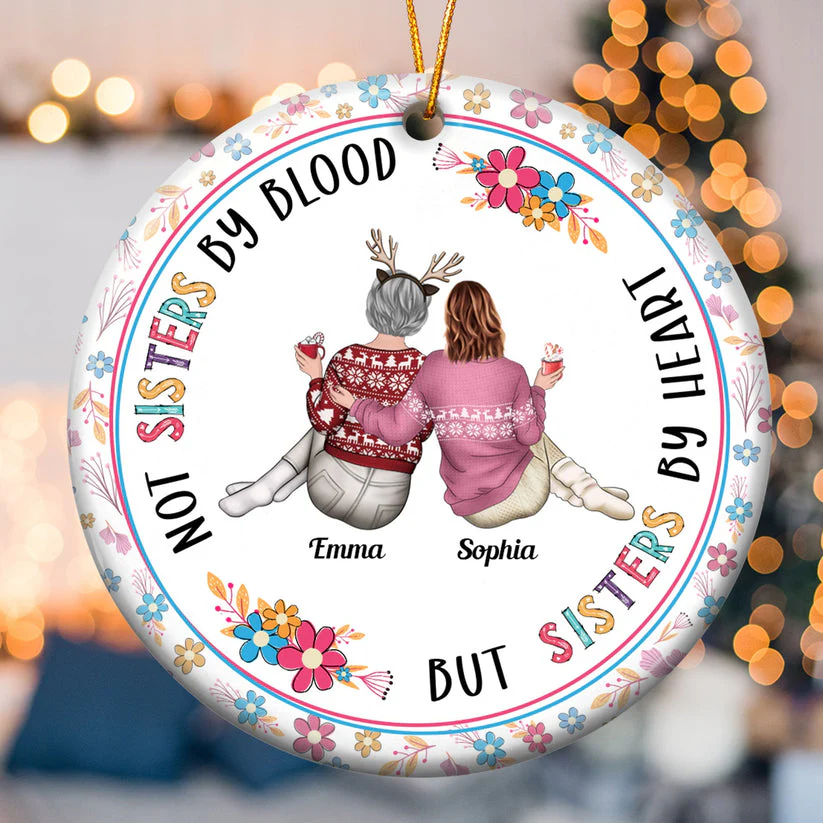 Safe In The Arms Of Jesus - Personalized Custom Photo Ceramic Ornament - Memorial Gift NL122 - Image 7