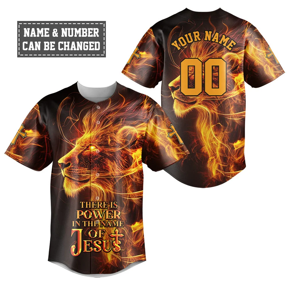 There is Power in the Name of Jesus Baseball Jersey Bundle - Image 2