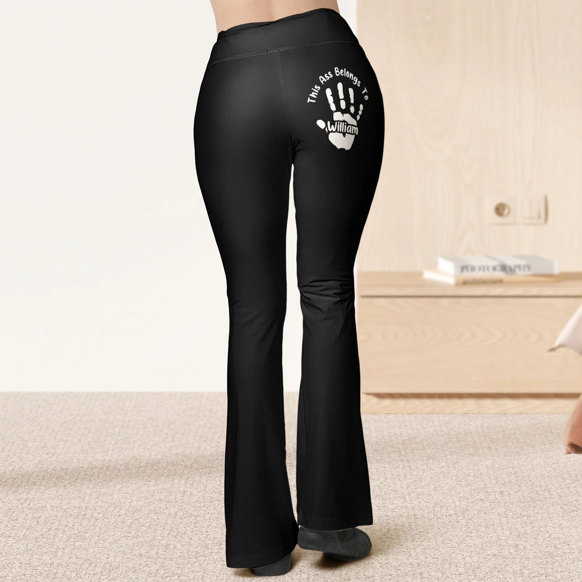 This A$$ Belongs To - Personalized Leggings - Naughty Gifts For Wife, Girlfriend NL122 - Image 3