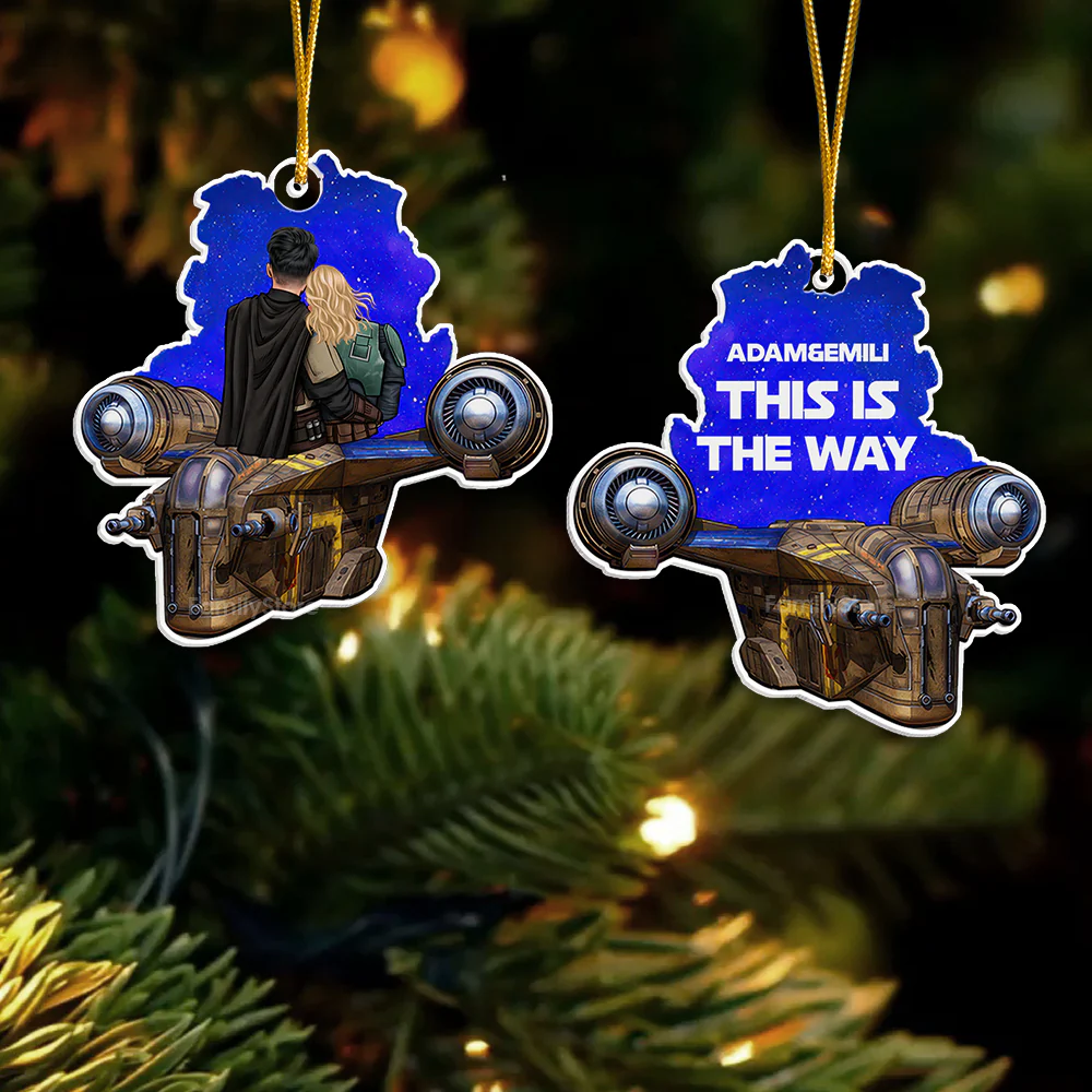 Stwa This Is The Way - Gift for Couples - Personalized Acrylic Ornament - CL19 NH96 - Image 3