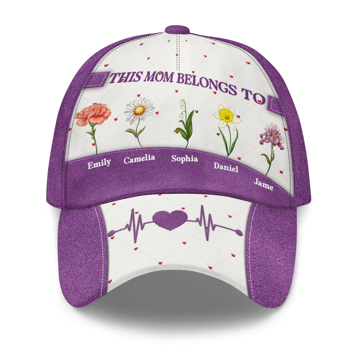 This Love Belongs To - Personalized Classic Cap - Christian Gift For Mom, Grandma BA01