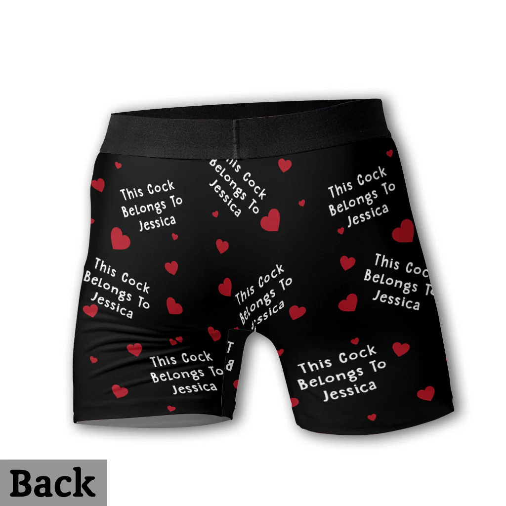 This Rooster Belongs To Her - Personalized Men’s Boxer Briefs - Funny Gifts For Him NL122 - Image 3