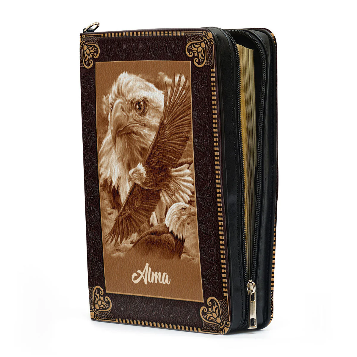 Those Who Hole In The Lord Eagle - Beautiful Personalized Bible Covers - AT4082449 - Image 6