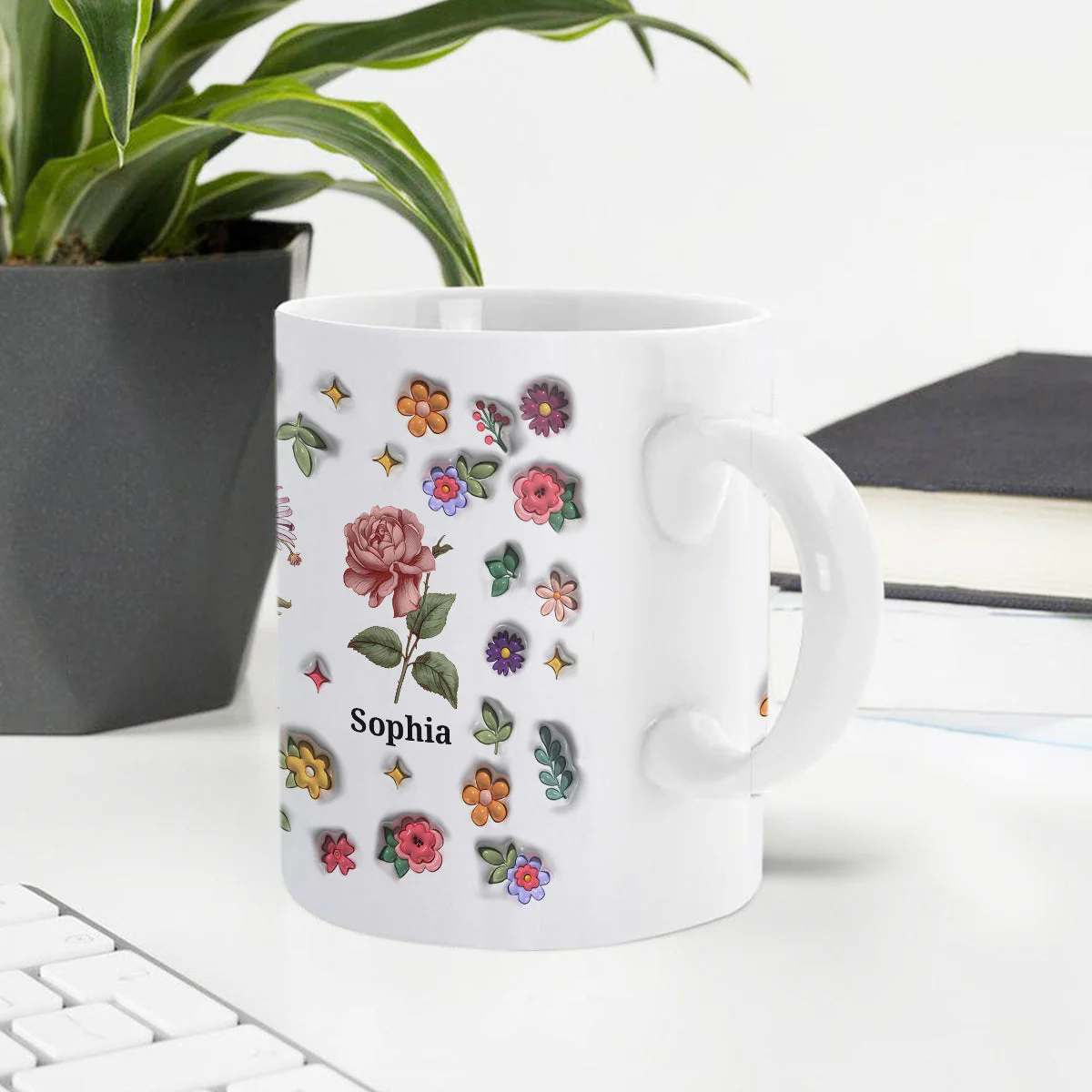 To My Daughter - Personalized Ceramic Mug - Christian Gift For Daughter BA01 - Image 4