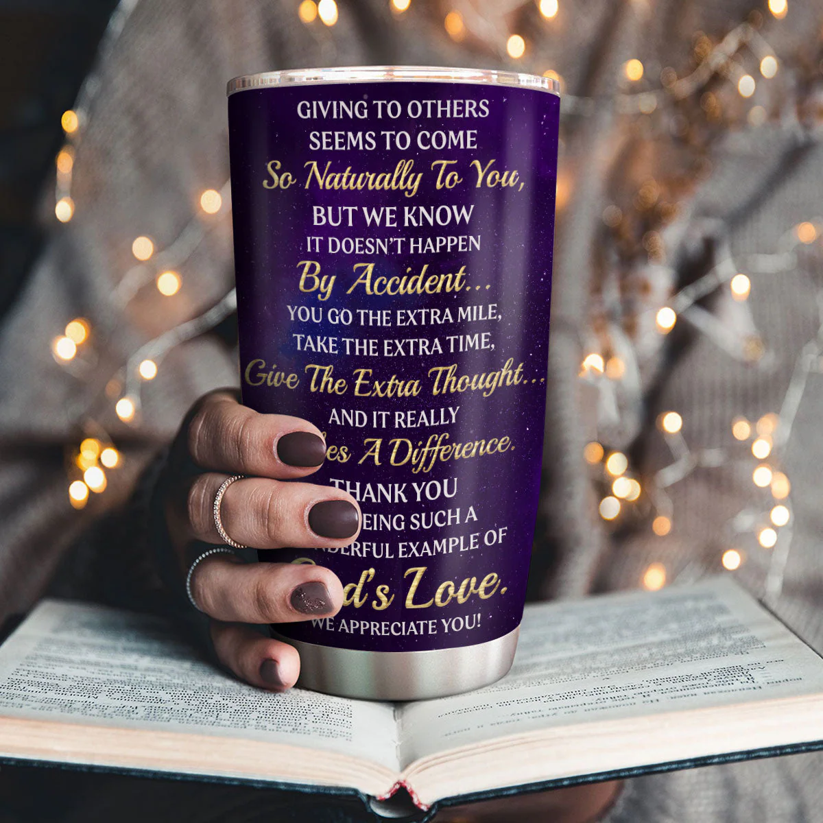To Our Pastor's Wife - Personalized  Stainless Steel Tumbler TD118 - Image 3