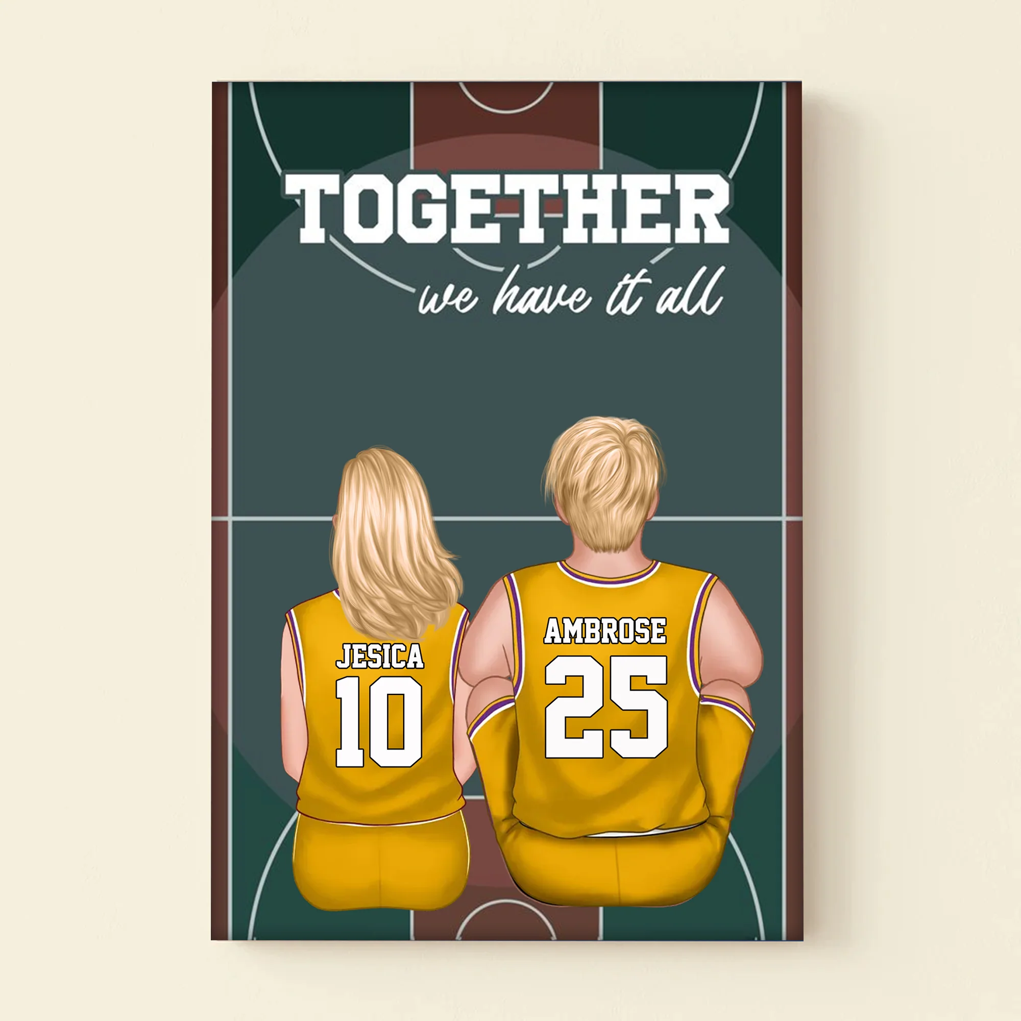 Together We Have It All - Gift For Family - Personalized Canvas Poster - SPCL03 NA94 - Image 4