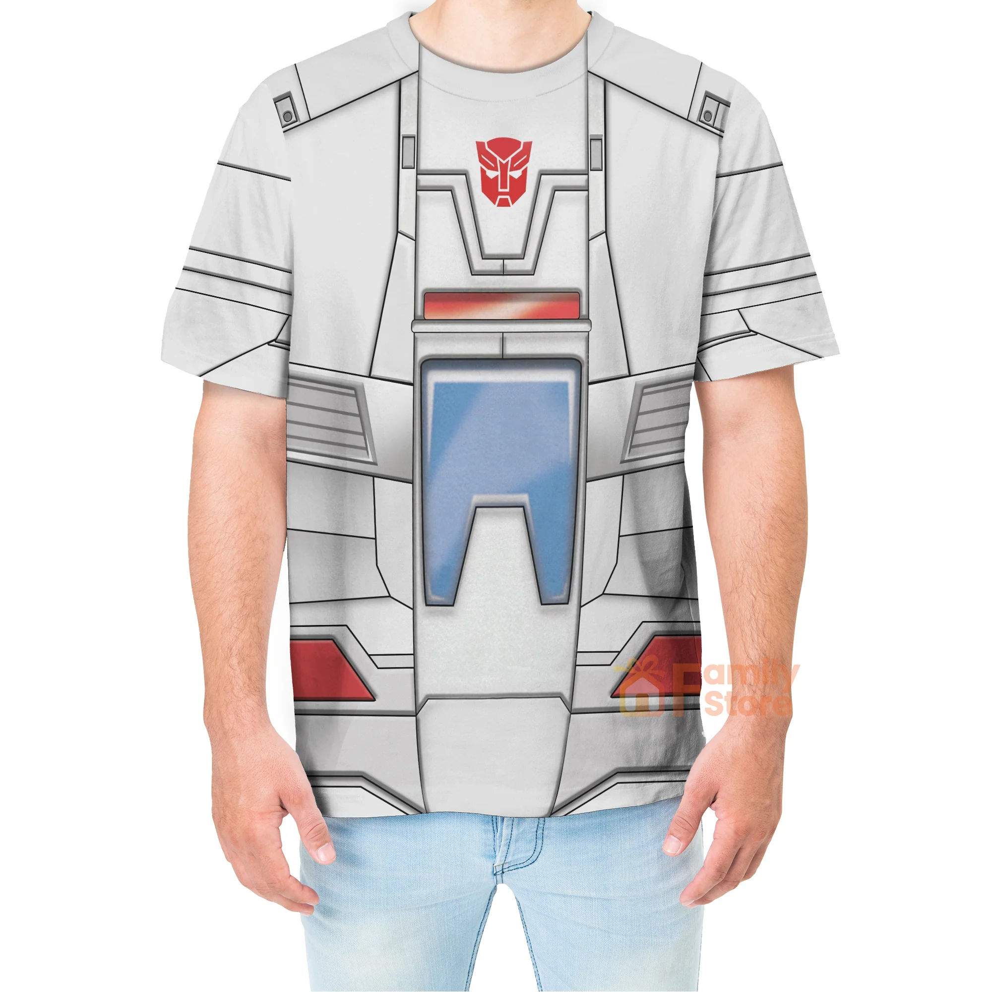 Transformers Skyfire Jetfire G1 - For Men And Women - Costume Cosplay T-Shirt - Image 4