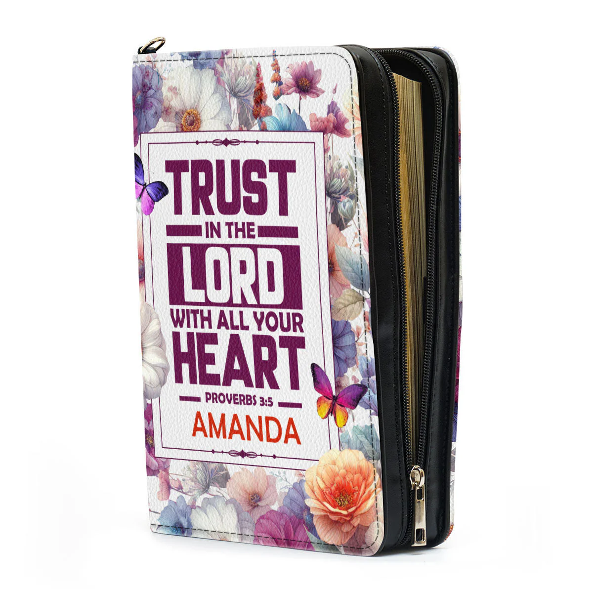 Trust In The Lord - Unique Personalized Bible Covers - AT4081237 - Image 4