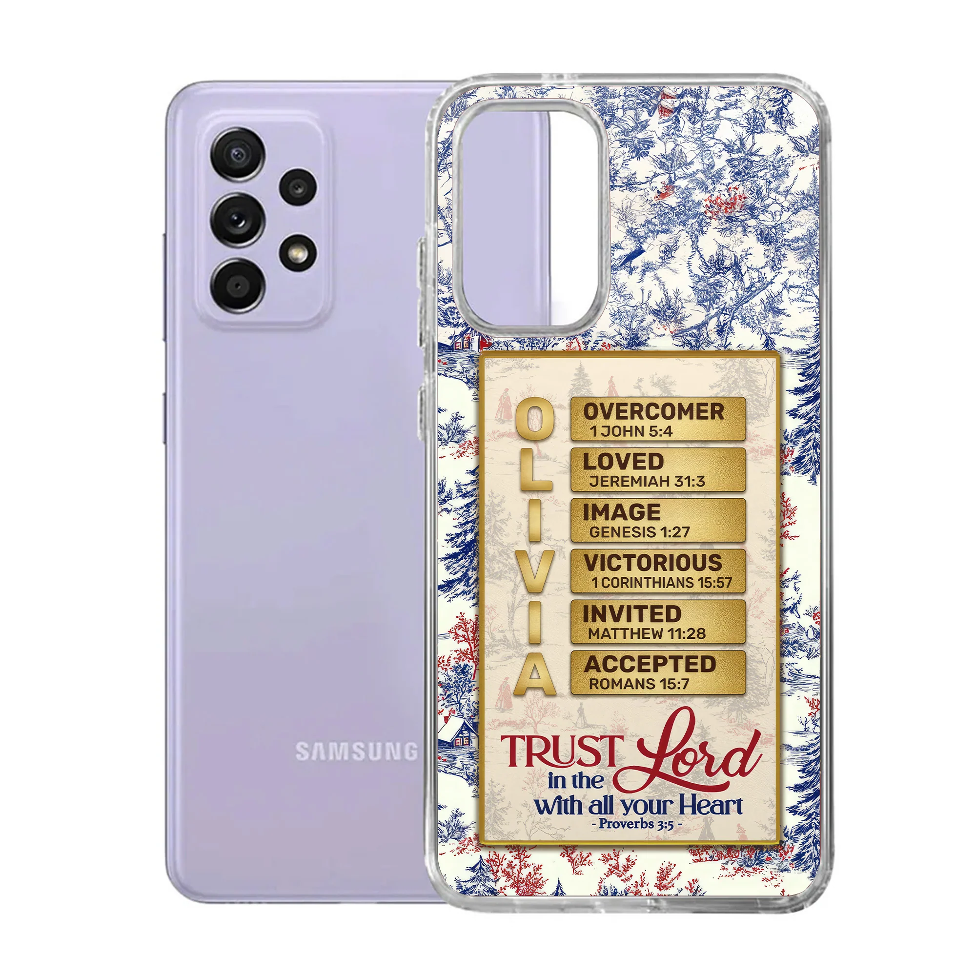 Trust In The With All Your Heart - Personalized Phone Case - Gift For Christmas TD118 - Image 6