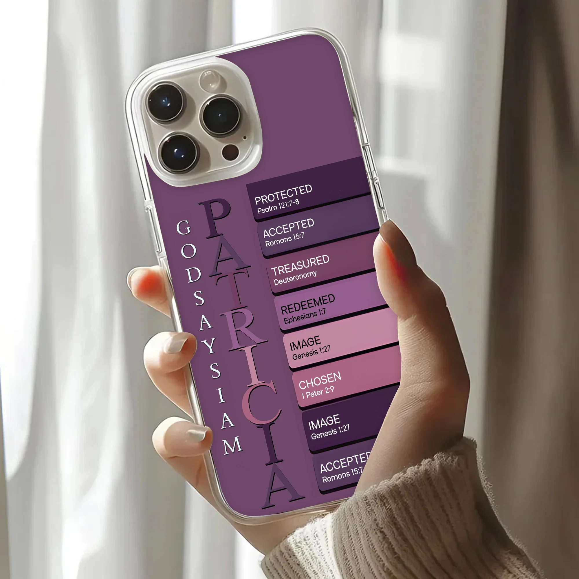 Uncover The Sacred Meaning Of Your Name - Personalized Phone Case | YMQ TD118 - Image 3