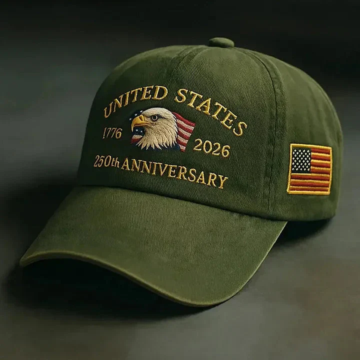 United States 250th Anniversary - Embroidered Cap - Gift For Patriotic HN02 - Image 3