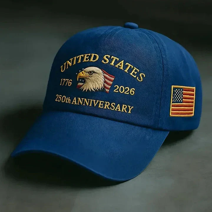 United States 250th Anniversary - Embroidered Cap - Gift For Patriotic HN02 - Image 4