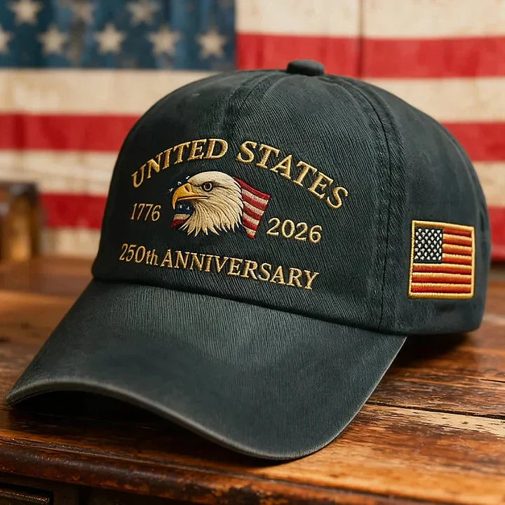 United States 250th Anniversary - Embroidered Cap - Gift For Patriotic HN02 - Image 5