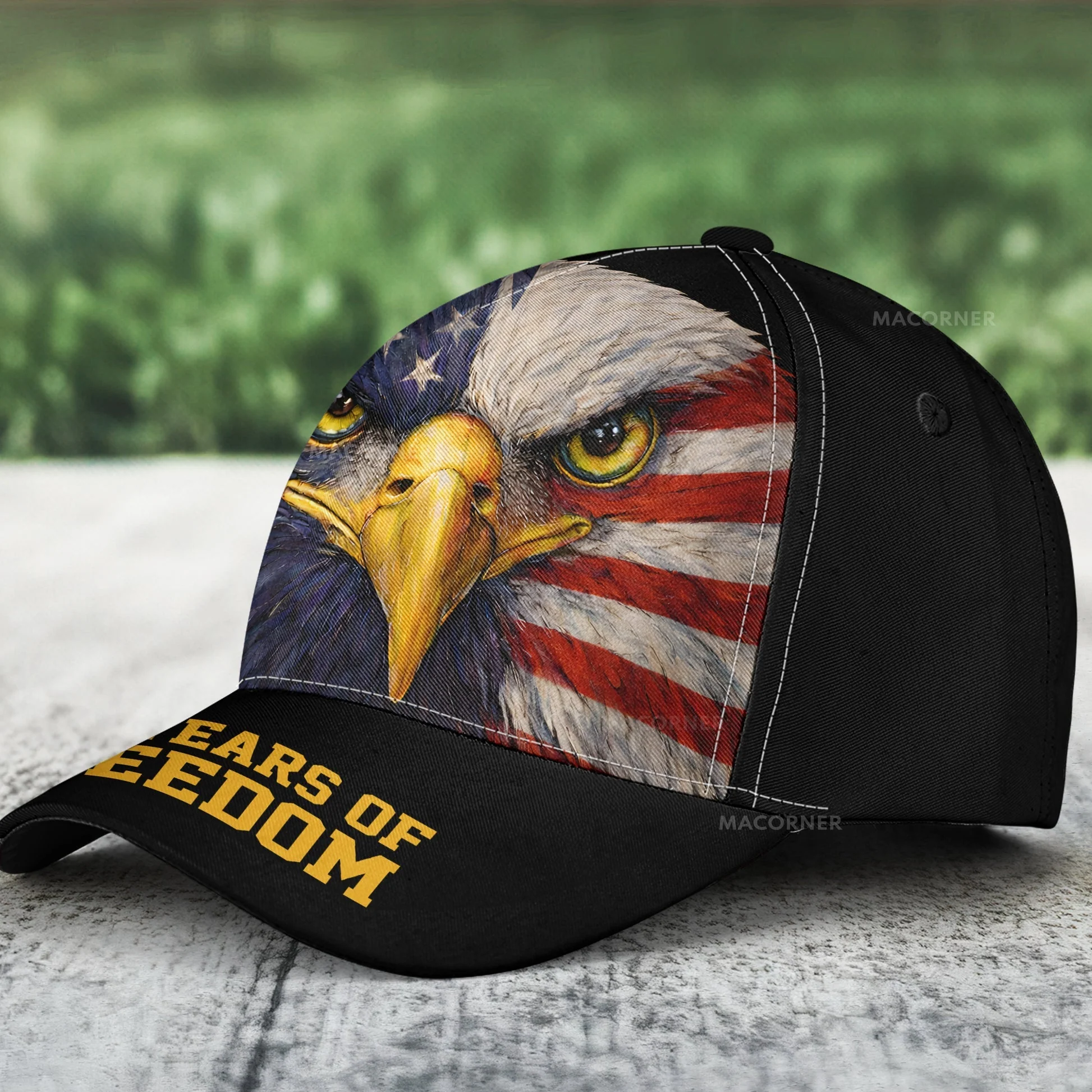 USA 250 Years Of Freedom - Personalized Classic Cap - Gift For Patriotic, Veteran | HN02 - Image 2