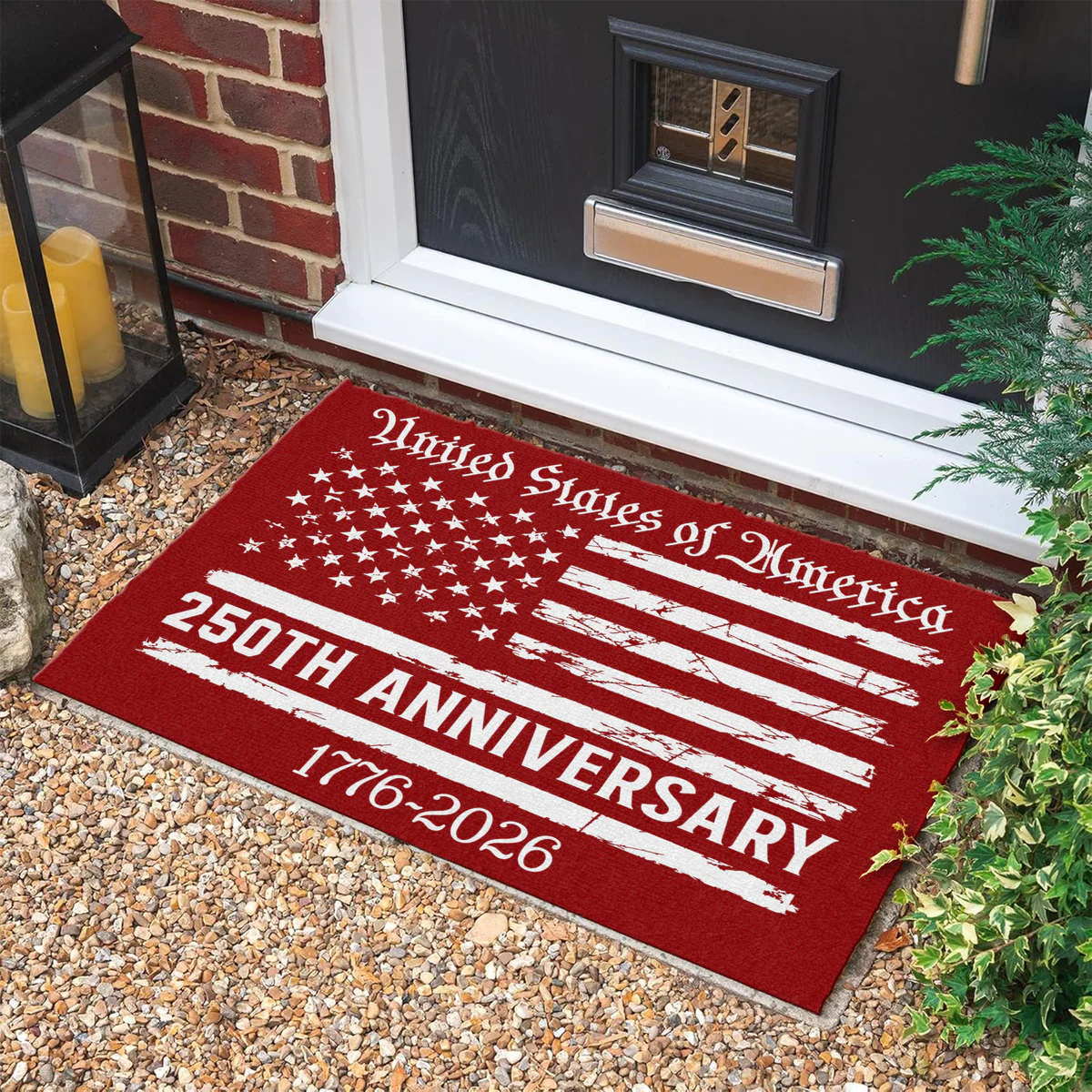 USA 250th Anniversary - Personalized Doormat - Patriotic Gift For Family HN02 - Image 3