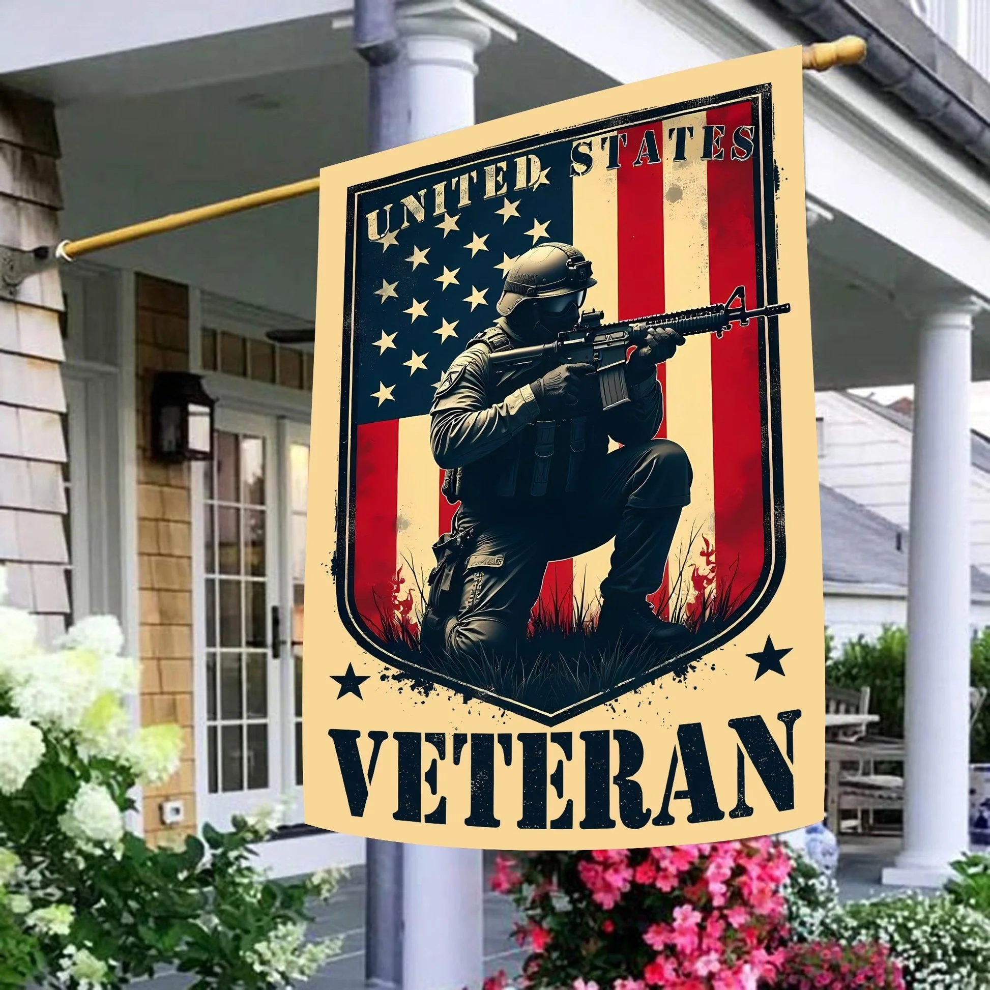 Veteran Pride U.S. Military Honor Flag - Gift For Veteran, Patriotic | HN02