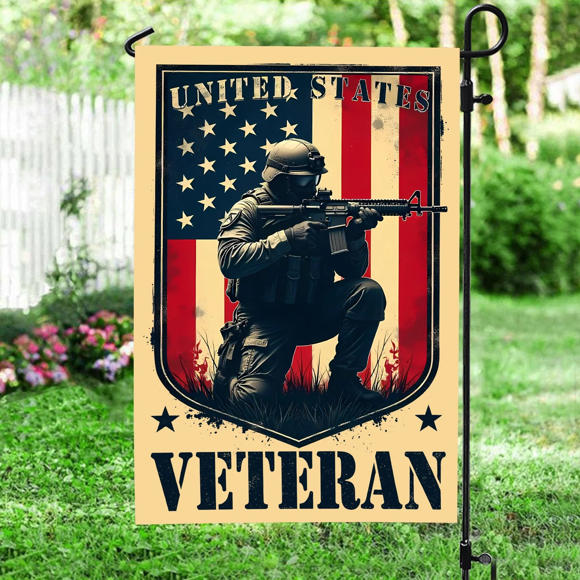 Veteran Pride U.S. Military Honor Flag - Gift For Veteran, Patriotic | HN02 - Image 2