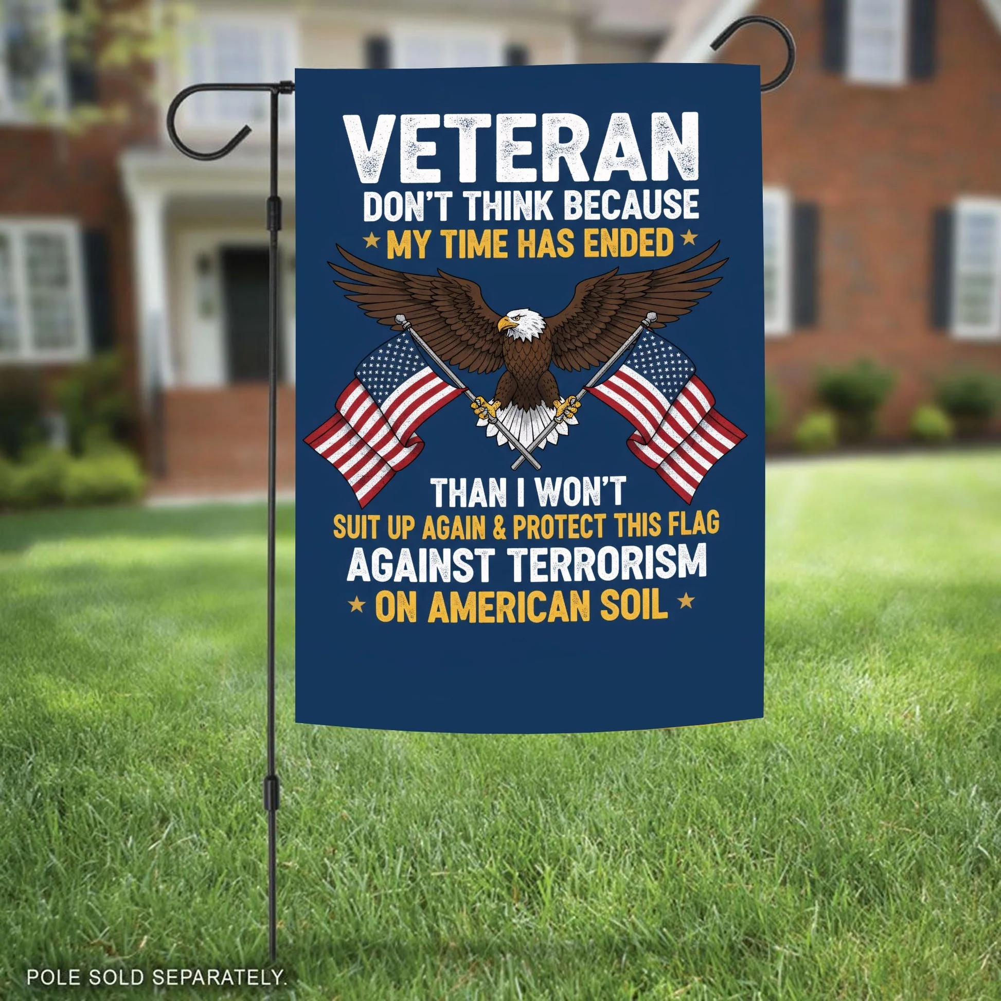 Veteran Proudly Defending This Flag - Flag - Gift For Veteran, Patriotic | HN02
