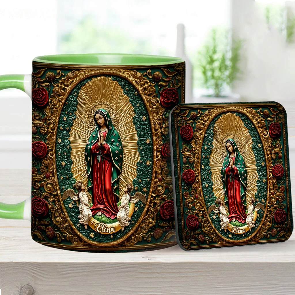 Virgin Mary Acrylic - Personalized Christian Accent Mug - Gift For Christian BA01 - Image 15