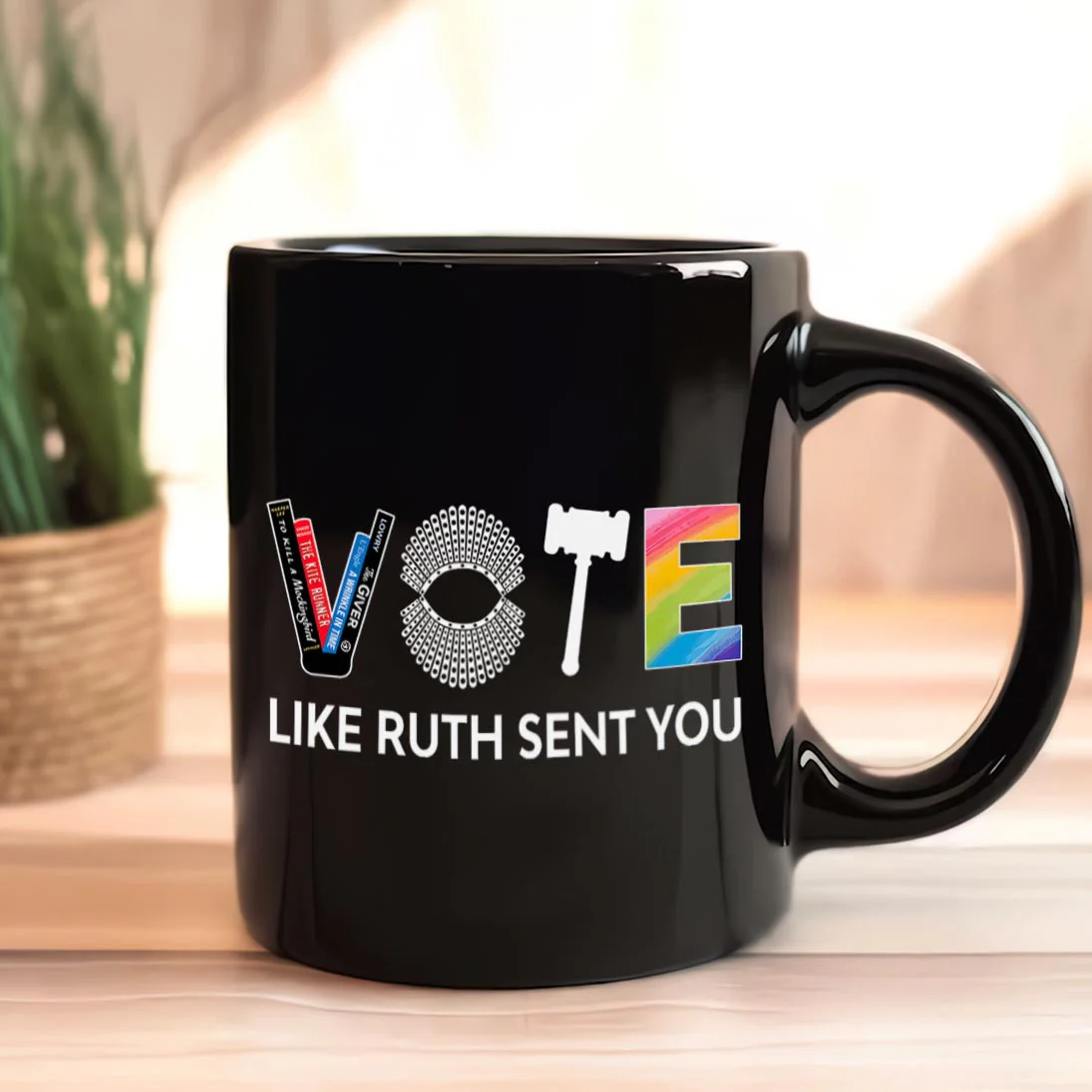 Vote Like Ruth Sent You Mug - Image 3