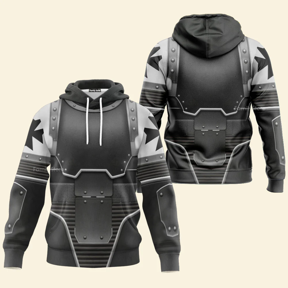 Warhammer Black Templars In Mark III Power Armor - Costume Cosplay Hoodie Sweatshirt Sweatpants CSWRH173 - Image 3