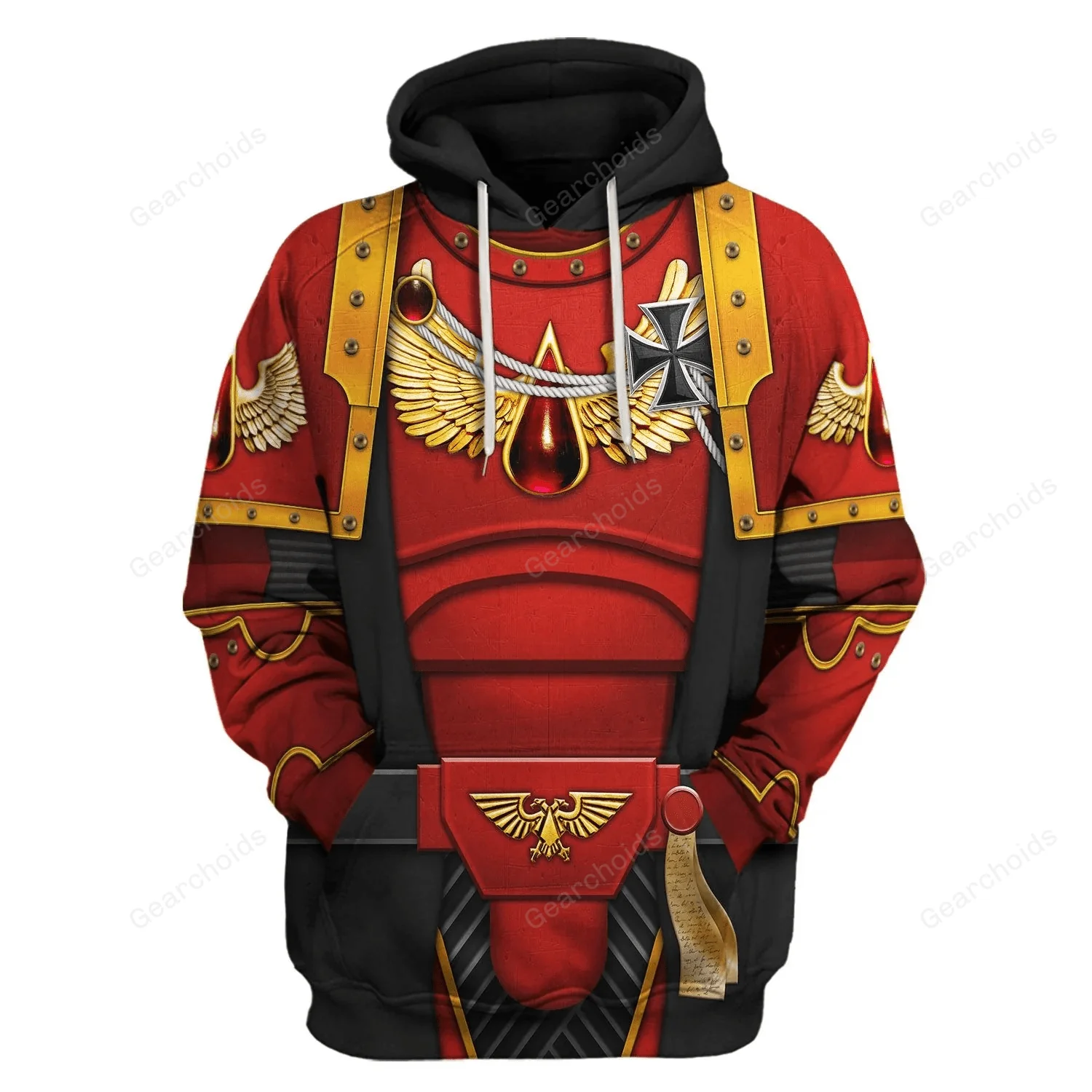 Warhammer Blood Angels Black Robe - Costume Cosplay Hoodie Sweatshirt Sweatpants CSWRH150 - Image 2