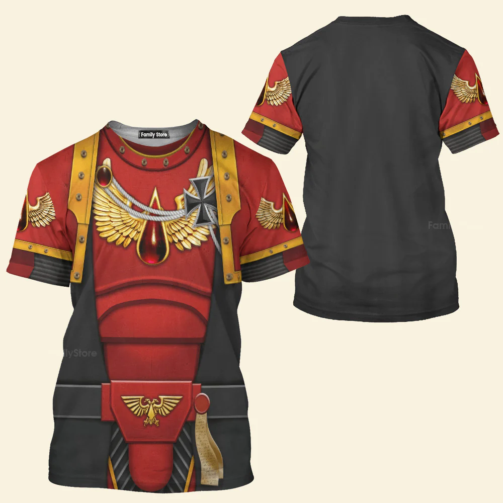 Warhammer Blood Angels Black Robe - Costume Cosplay T-shirt CSWRH150 - Image 2
