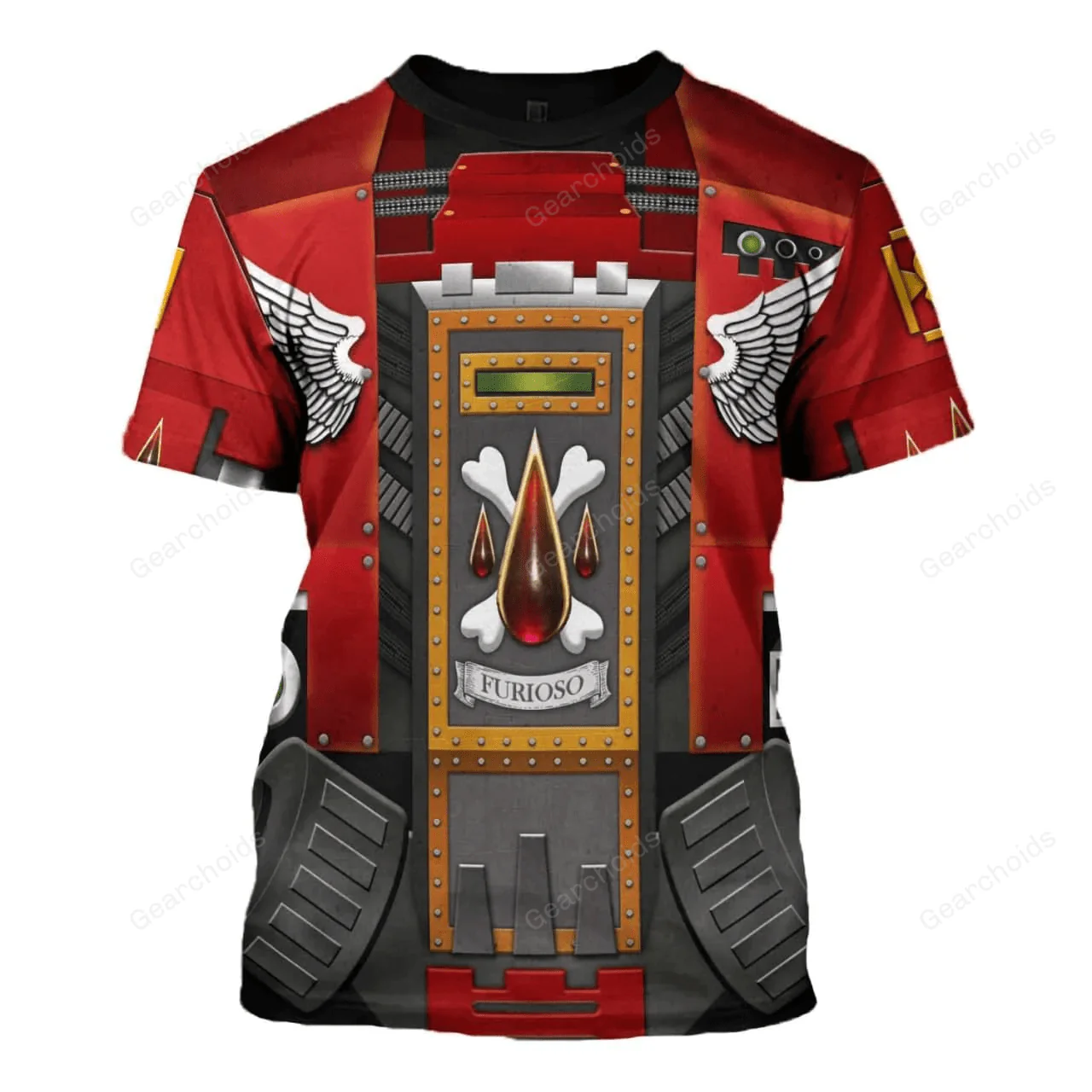 Warhammer Blood Angels Furioso Dreadnought - Costume Cosplay Hoodie Sweatshirt Sweatpants CSWRH032 - Image 8