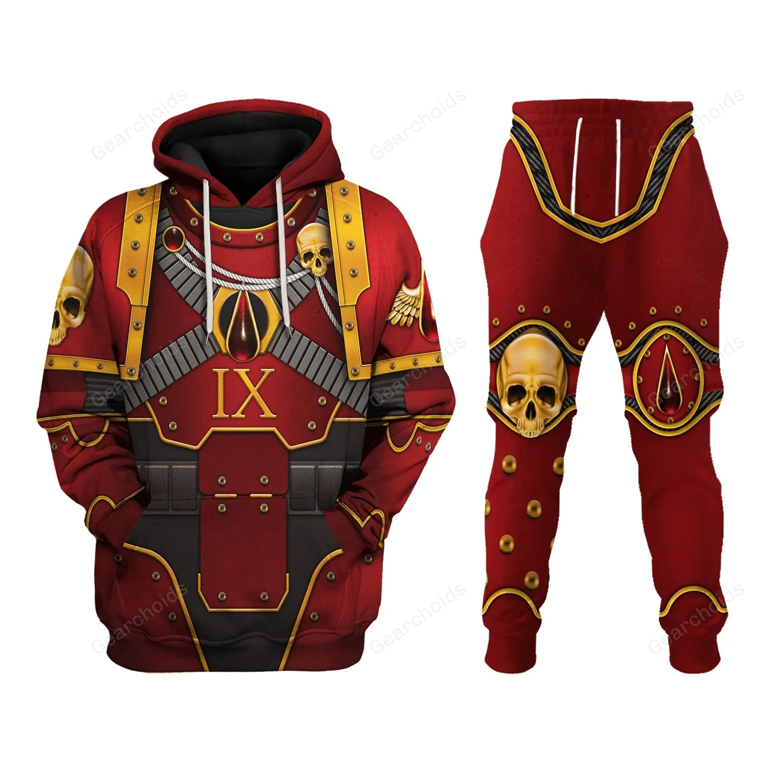 Warhammer Blood Angels IX Captain - Costume Cosplay Hoodie Sweatshirt Sweatpants CSWRH111