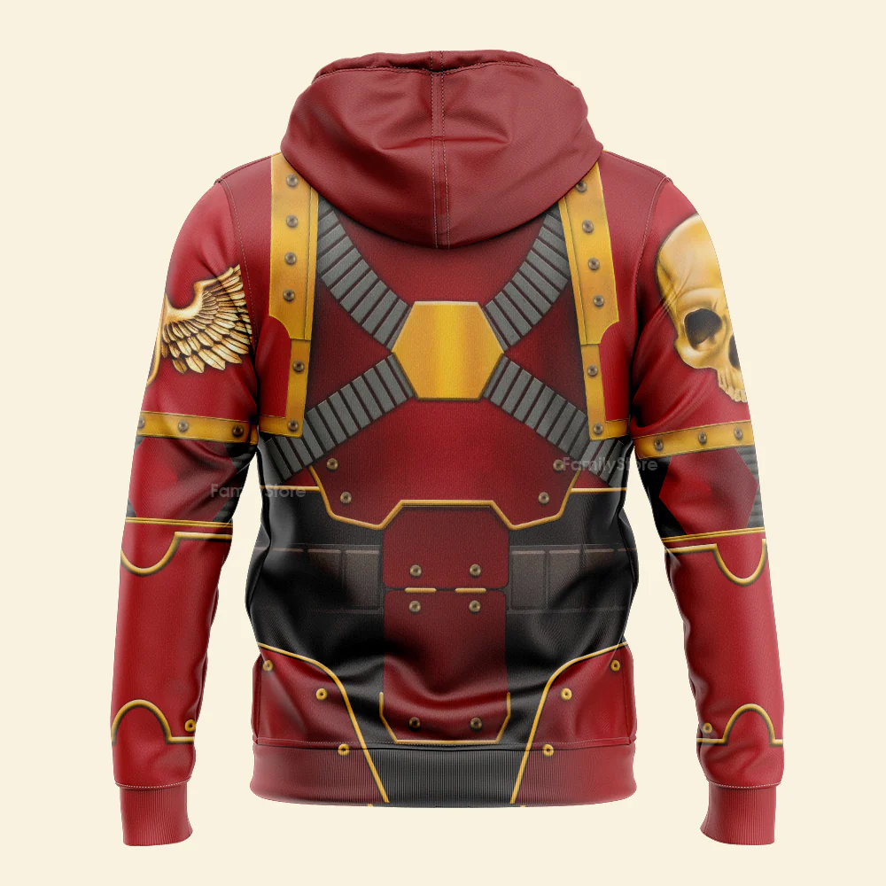 Warhammer Blood Angels IX Captain - Costume Cosplay Hoodie Sweatshirt Sweatpants CSWRH111 - Image 5