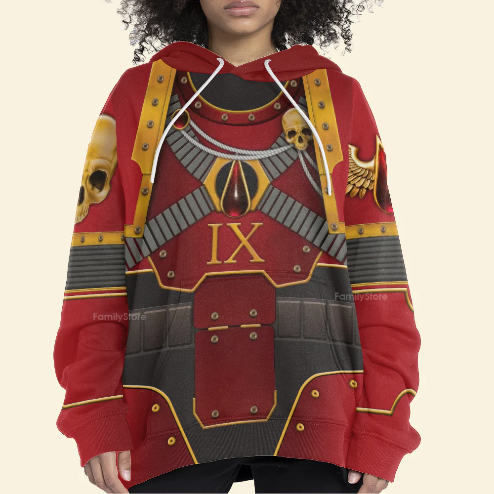 Warhammer Blood Angels IX Captain - Costume Cosplay Hoodie Sweatshirt Sweatpants CSWRH111 - Image 6