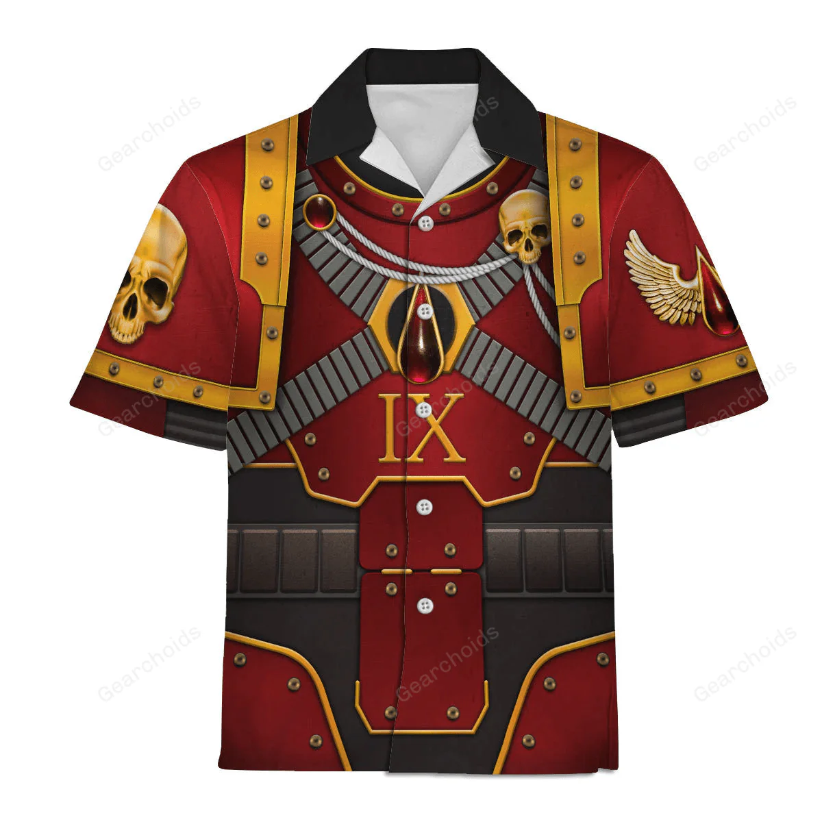 Warhammer Blood Angels IX Captain - Costume Cosplay Hoodie Sweatshirt Sweatpants CSWRH111 - Image 9