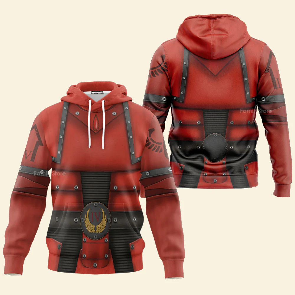 Warhammer Blood Angels Legions - Costume Cosplay Hoodie Sweatshirt Sweatpants CSWRH046 - Image 3