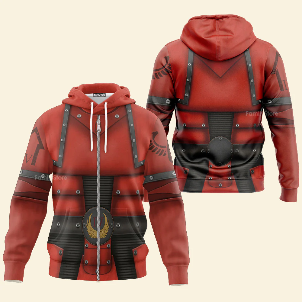Warhammer Blood Angels Legions - Costume Cosplay Hoodie Sweatshirt Sweatpants CSWRH046 - Image 4