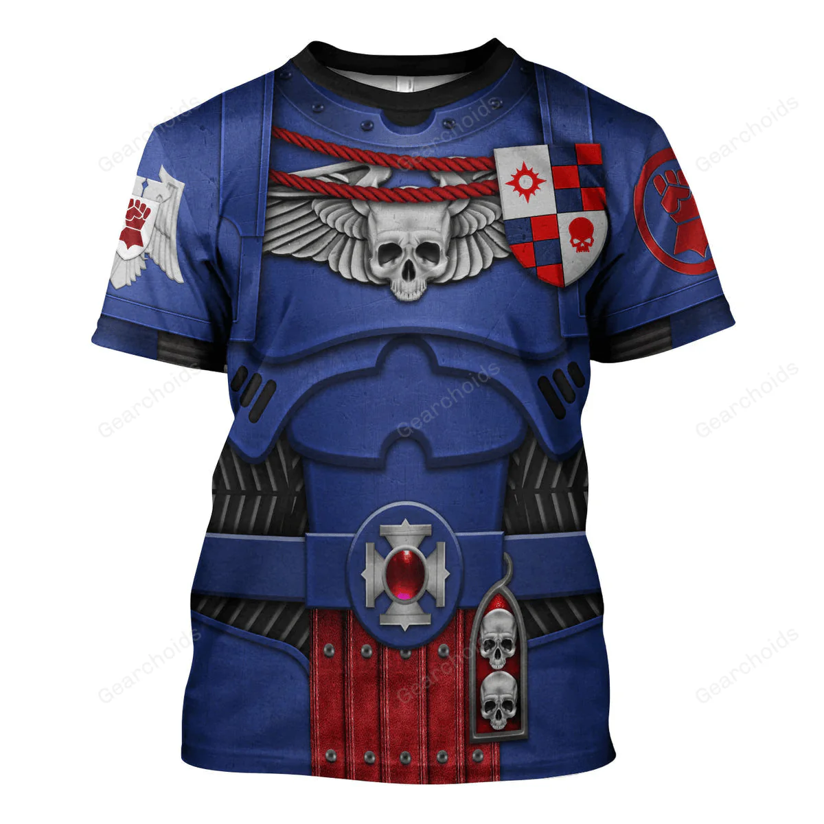 Warhammer Crimson Fists Captain - Costume Cosplay Hoodie Sweatshirt Sweatpants CSWRH170 - Image 9