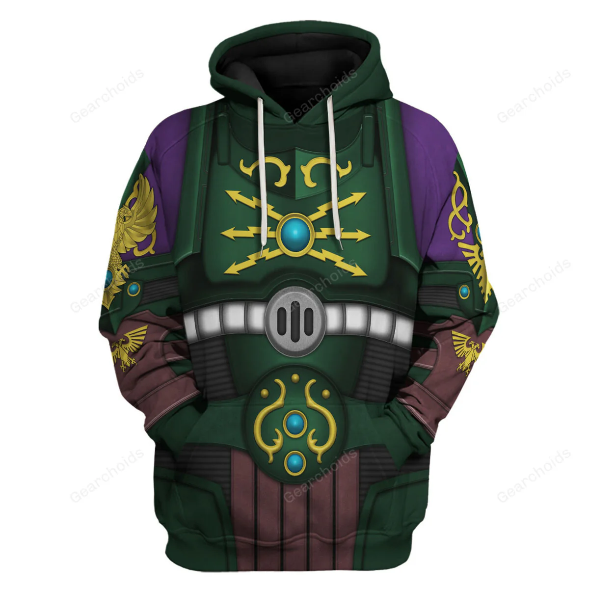 Warhammer Dankanatoi Adeptus Custodes - Costume Cosplay Hoodie Sweatshirt Sweatpants - Image 2