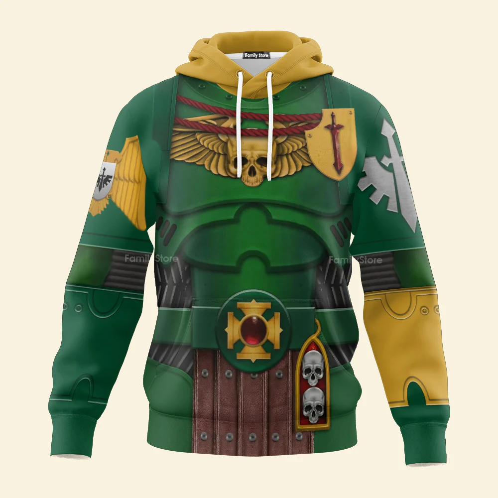 Warhammer Dark Angels Captain - Costume Cosplay Hoodie Sweatshirt Sweatpants CSWRH022 - Image 2