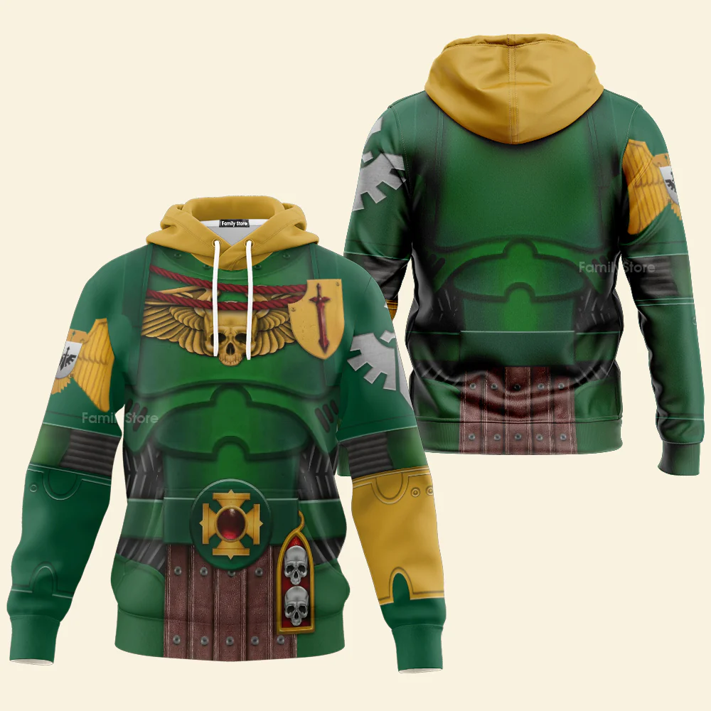 Warhammer Dark Angels Captain - Costume Cosplay Hoodie Sweatshirt Sweatpants CSWRH022 - Image 3