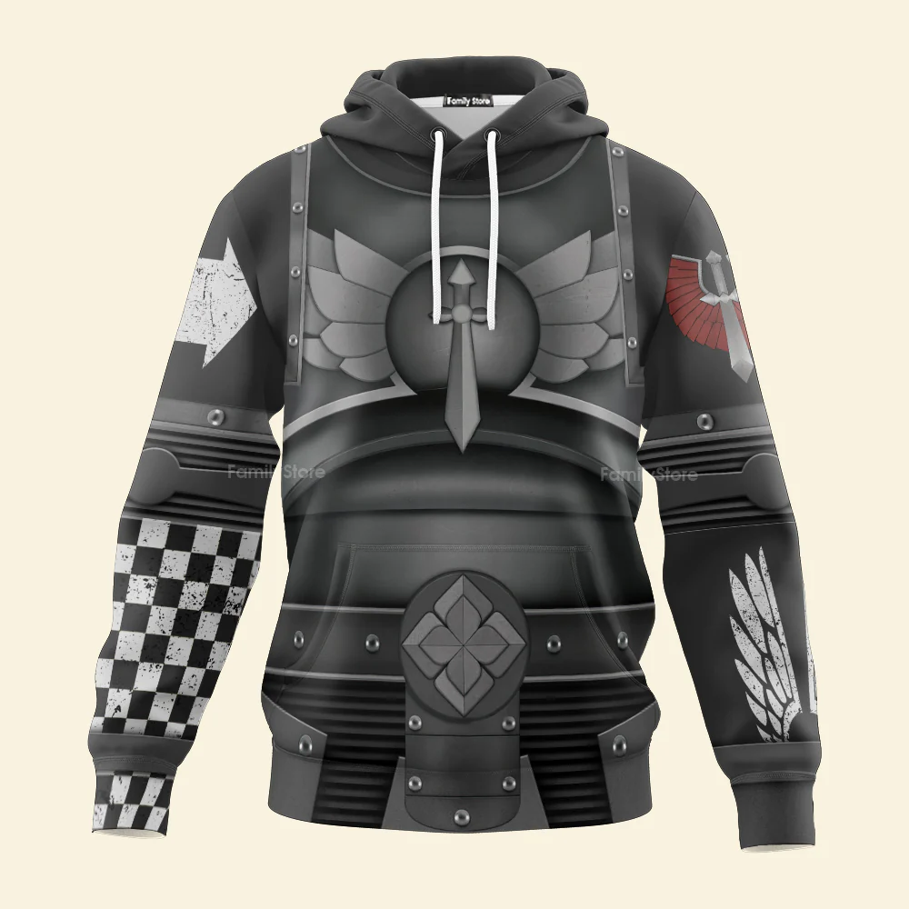 Warhammer Dark Angels Legions - Costume Cosplay Hoodie Sweatshirt Sweatpants CSWRH047 - Image 2