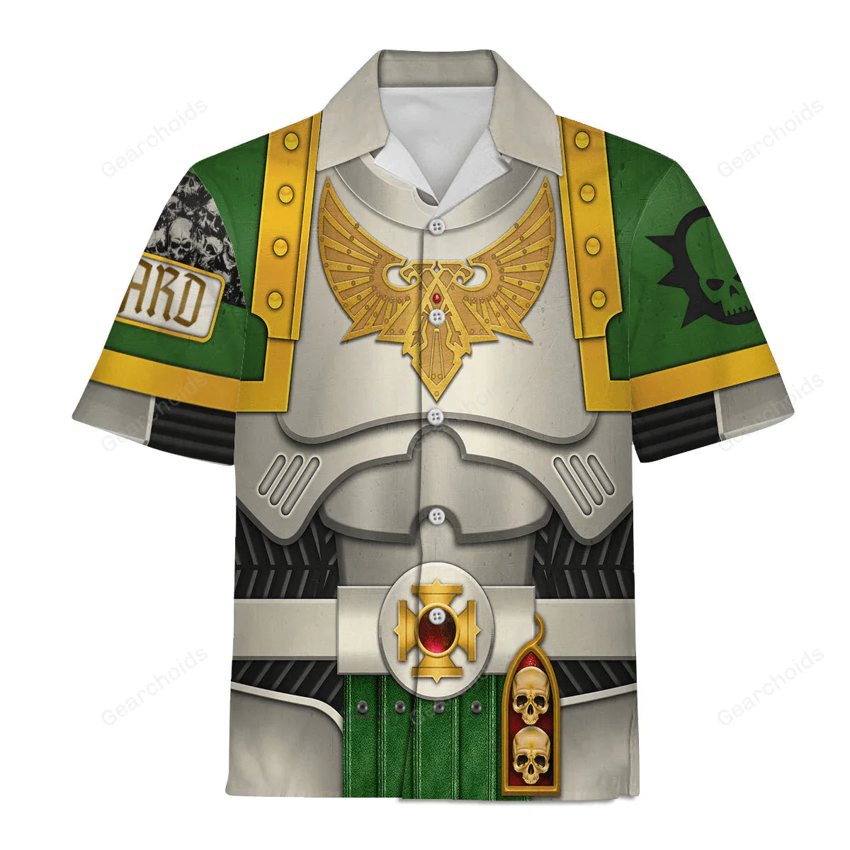 Warhammer Death Guard Captain - Costume Cosplay Hoodie Sweatshirt Sweatpants CSWRH121 - Image 13