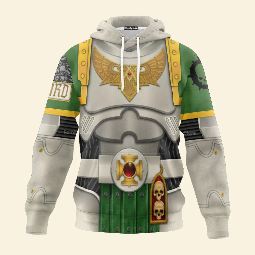 Warhammer Death Guard Captain - Costume Cosplay Hoodie Sweatshirt Sweatpants CSWRH121 - Image 2