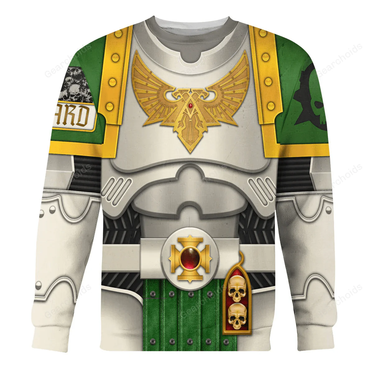 Warhammer Death Guard Captain - Costume Cosplay Hoodie Sweatshirt Sweatpants CSWRH121 - Image 7