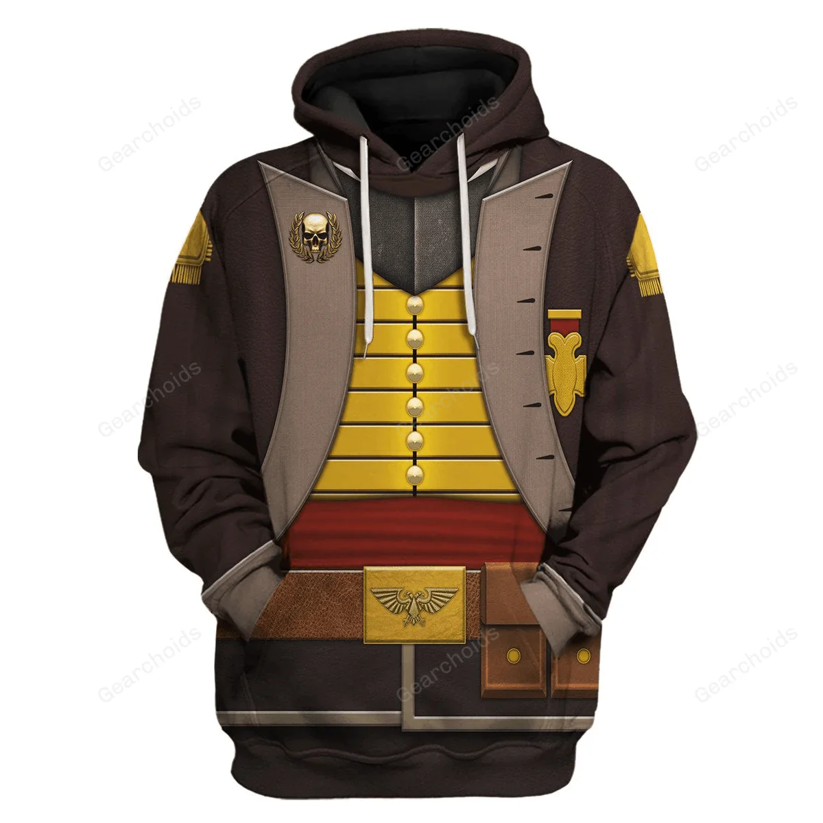 Warhammer Death Korps of Krieg Commissar - Costume Cosplay Hoodie Sweatshirt Sweatpants CSWRH048 - Image 2