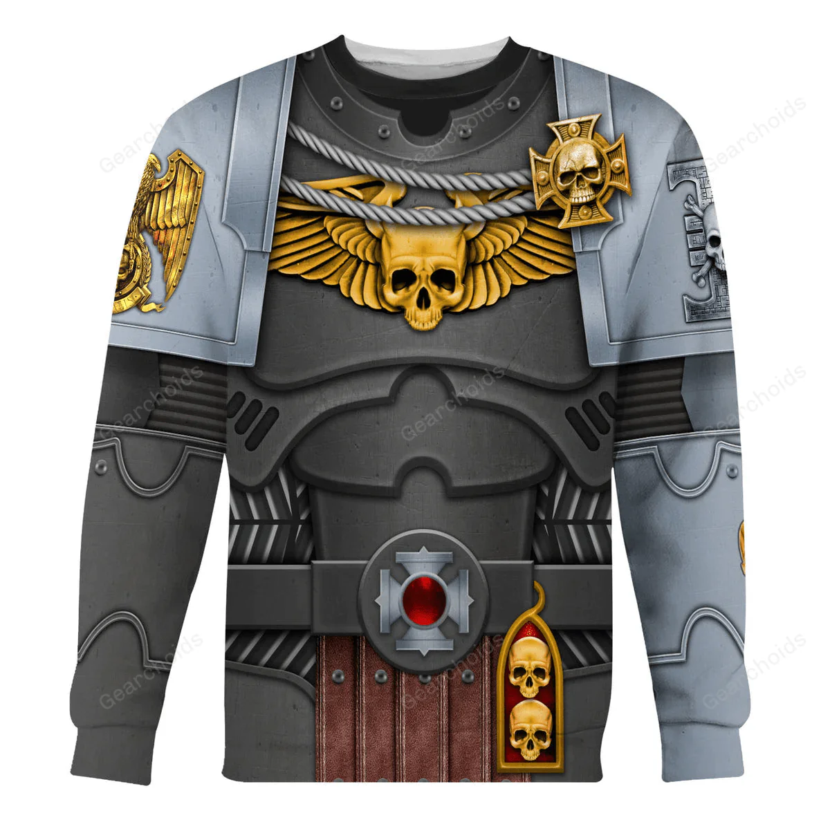 Warhammer Deathwatch Captain - Costume Cosplay Hoodie Sweatshirt Sweatpants CSWRH156 - Image 5