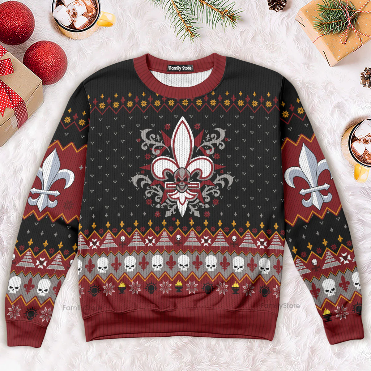 Warhammer Eight Sisters Slaying Iconic - Ugly Christmas Sweater - Image 4